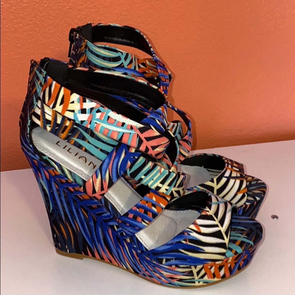 Liliana Women’s Multicolor Wedges
